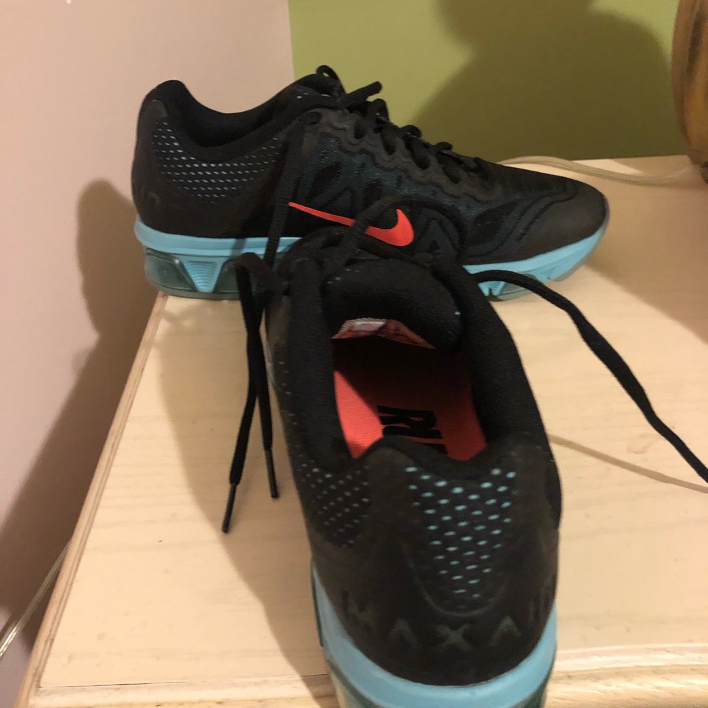 Shoes are pre worn but in good condition.